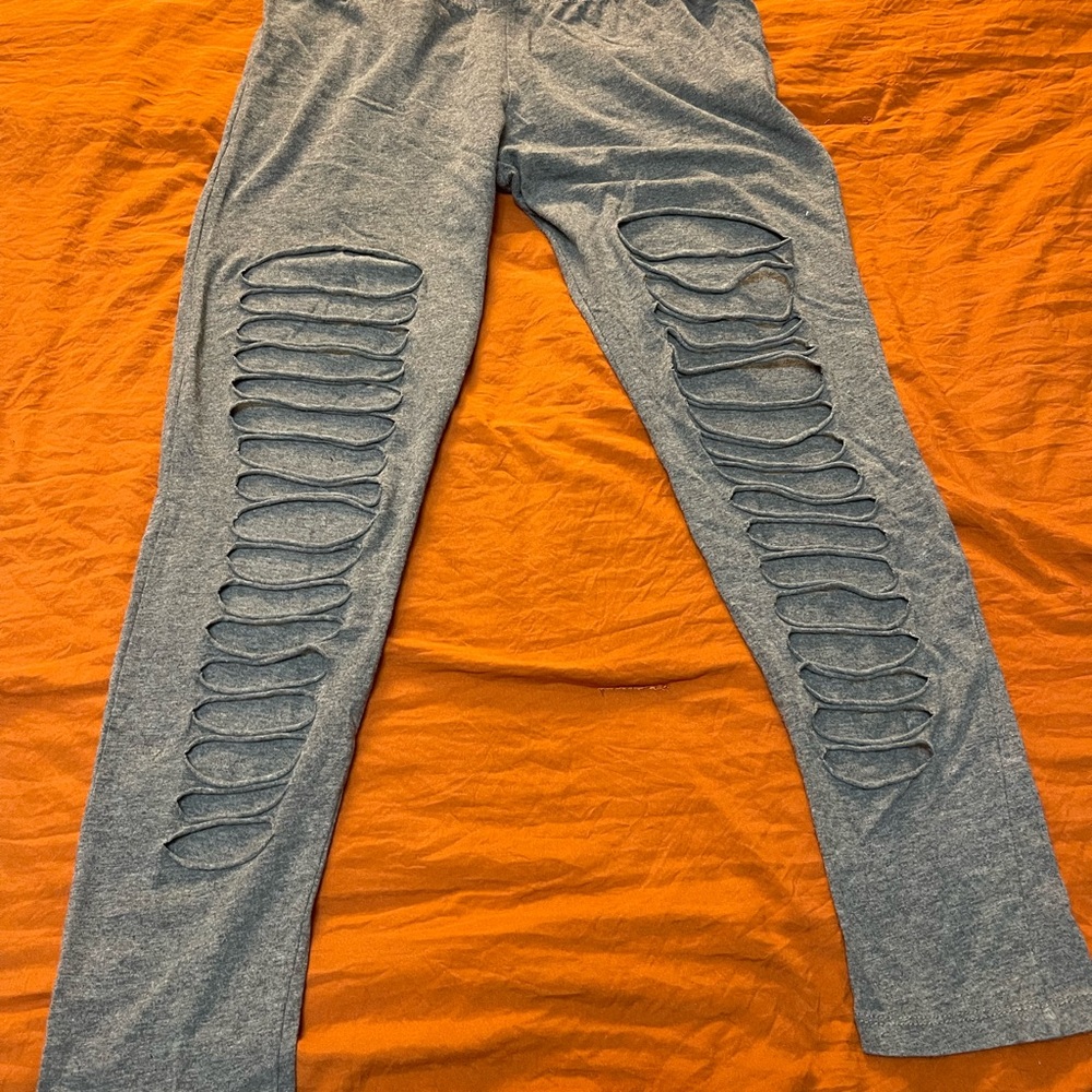 Bozzolo Heather Gray Leggings